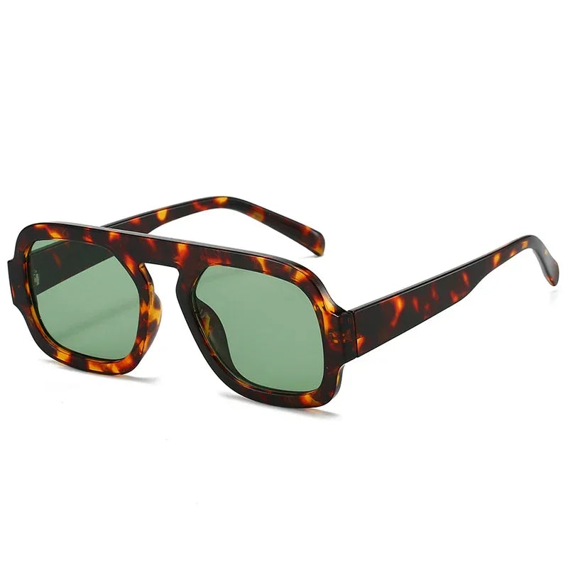 Retro Square Gradient UV400 Sunglasses