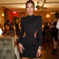 Rückenfreies Bandage-Minikleid, elegante Party