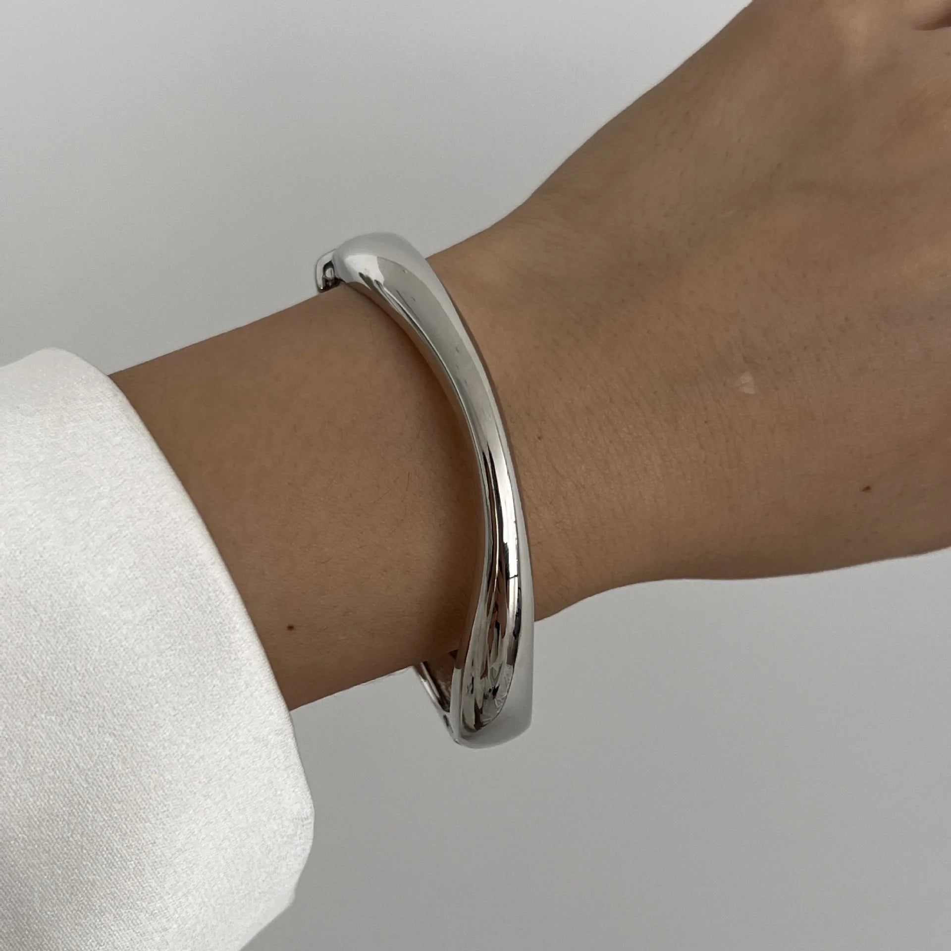 Vintage Hip Hop Metal Cuff Bangles Gold Bracelet