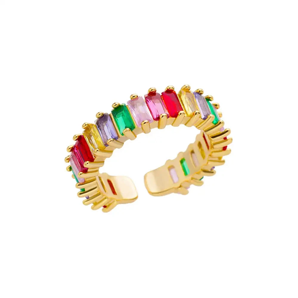Gold Stainless Steel Rings – 17 mm