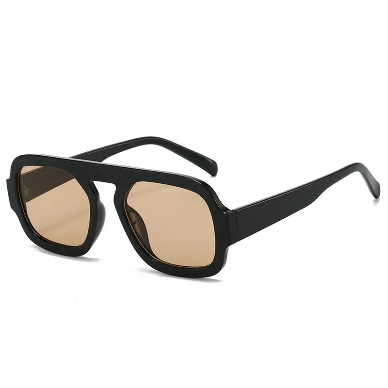 Retro Square Gradient UV400 Sunglasses